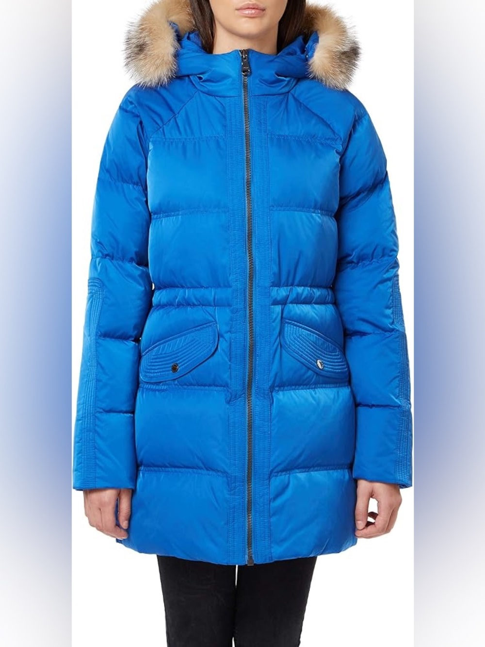 Pajar Canada Down Corrie Parka Jacket Women’s Size M Blue Winter Warm Outdoor